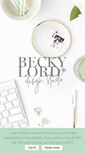 Mobile Screenshot of beckylord.co.uk